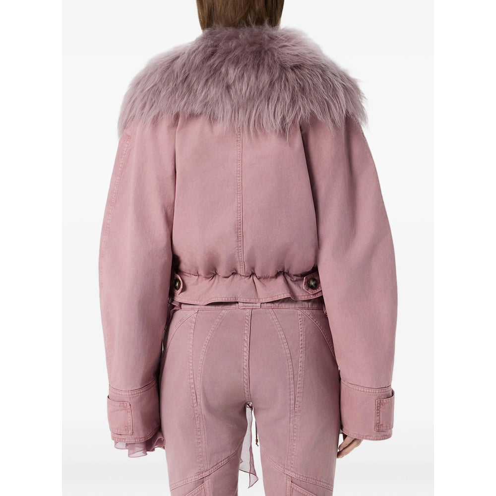 Blumarine Pink Jackets - Military Jackets Women BLUMARINE