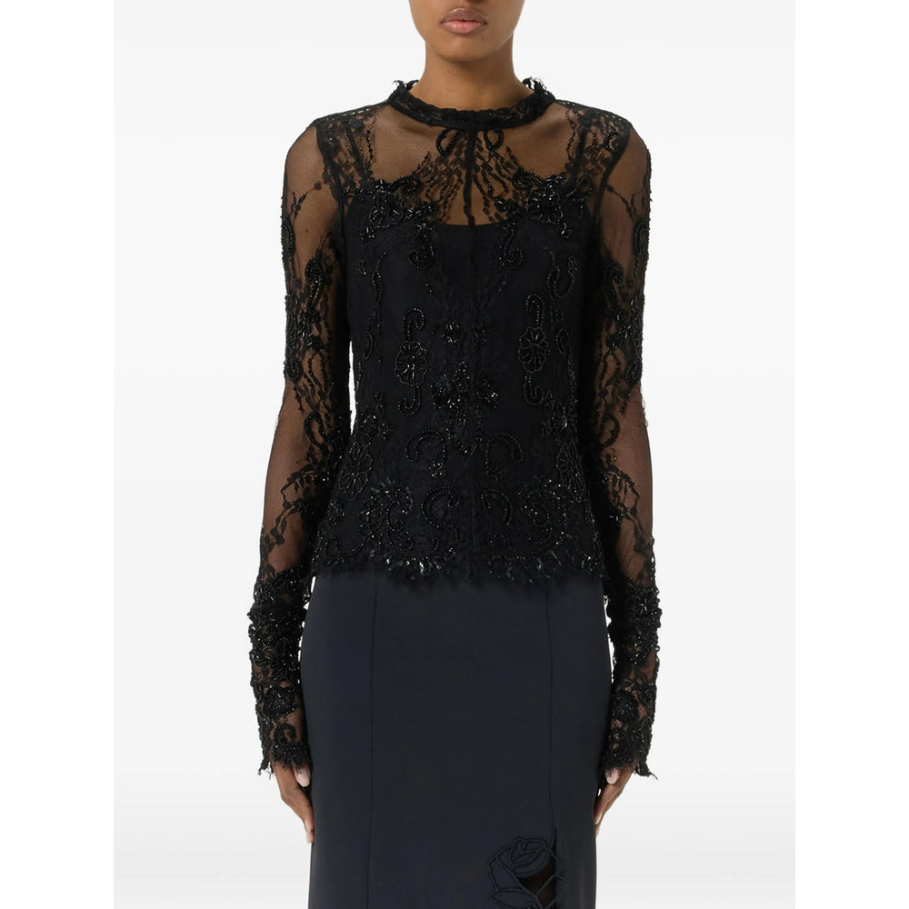 Blumarine Black Tops - Blouses Women BLUMARINE