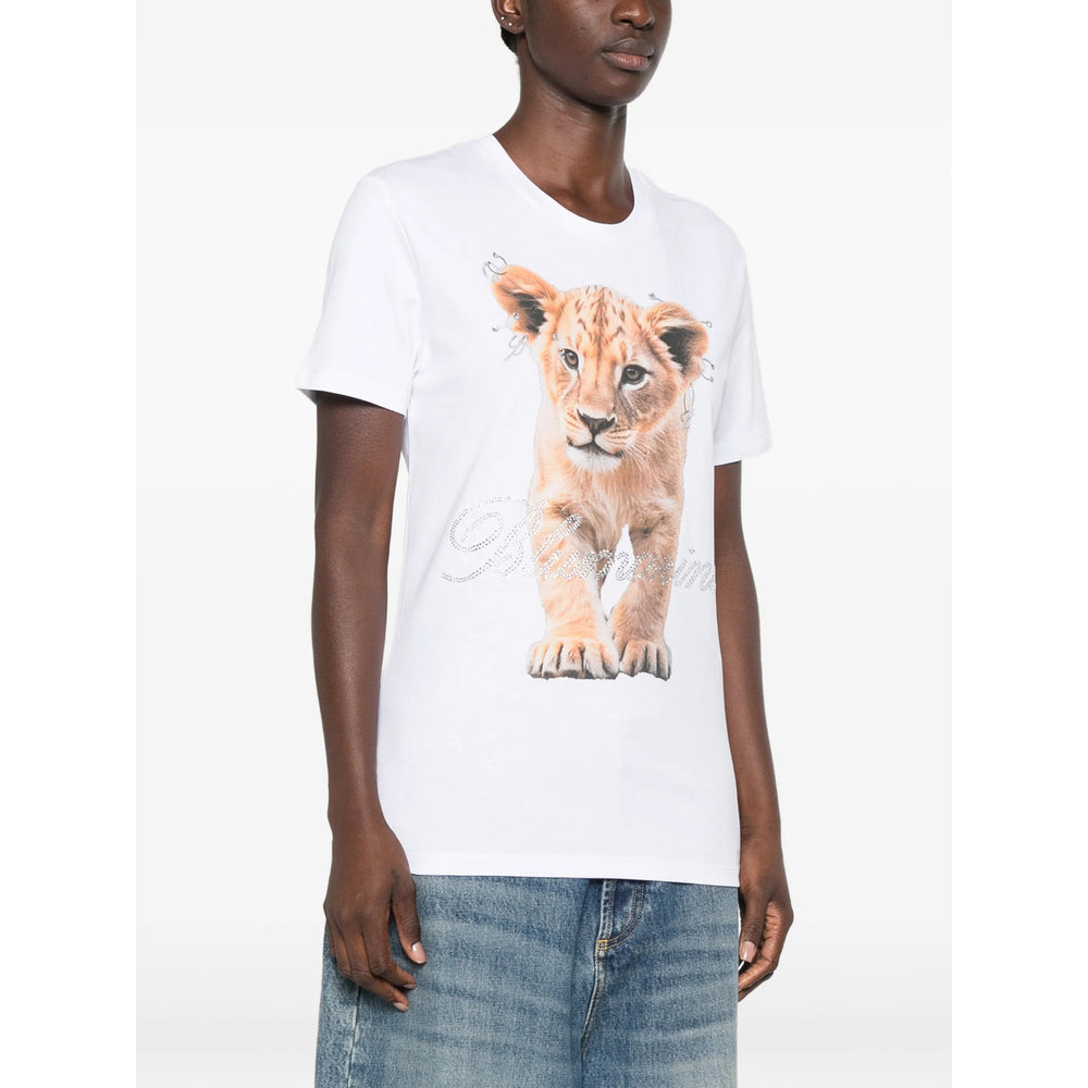 Blumarine White Tops - T-Shirts & Jerseys Women BLUMARINE