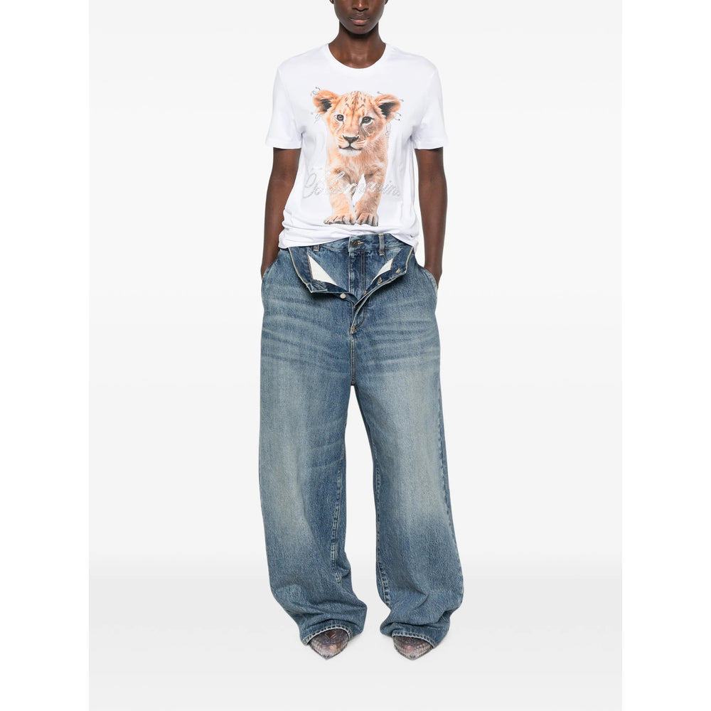 Blumarine White Tops - T-Shirts & Jerseys Women BLUMARINE