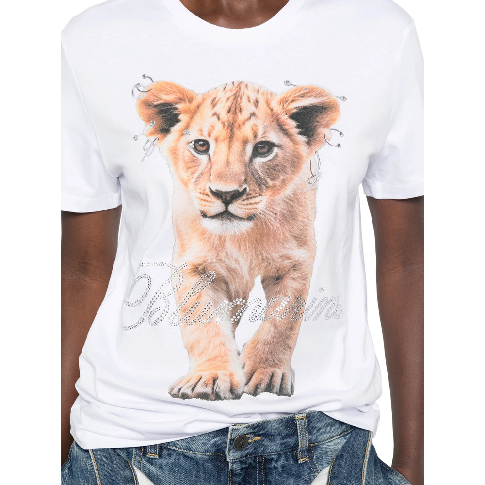 Blumarine White Tops - T-Shirts & Jerseys Women BLUMARINE