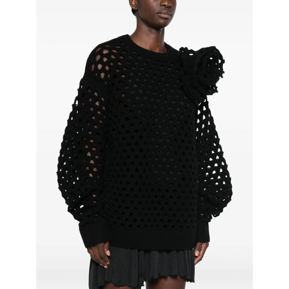 Blumarine Black Knitwear - Jumpers Women BLUMARINE