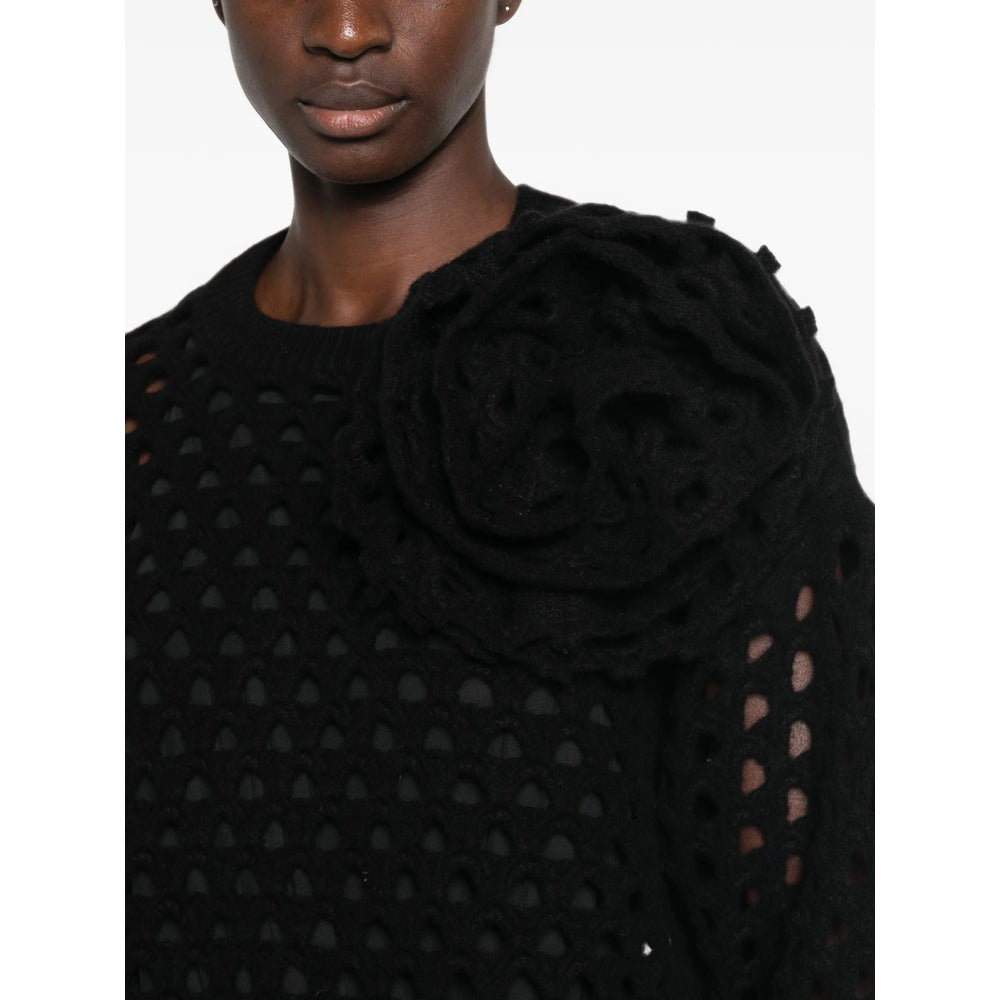 Blumarine Black Knitwear - Jumpers Women BLUMARINE
