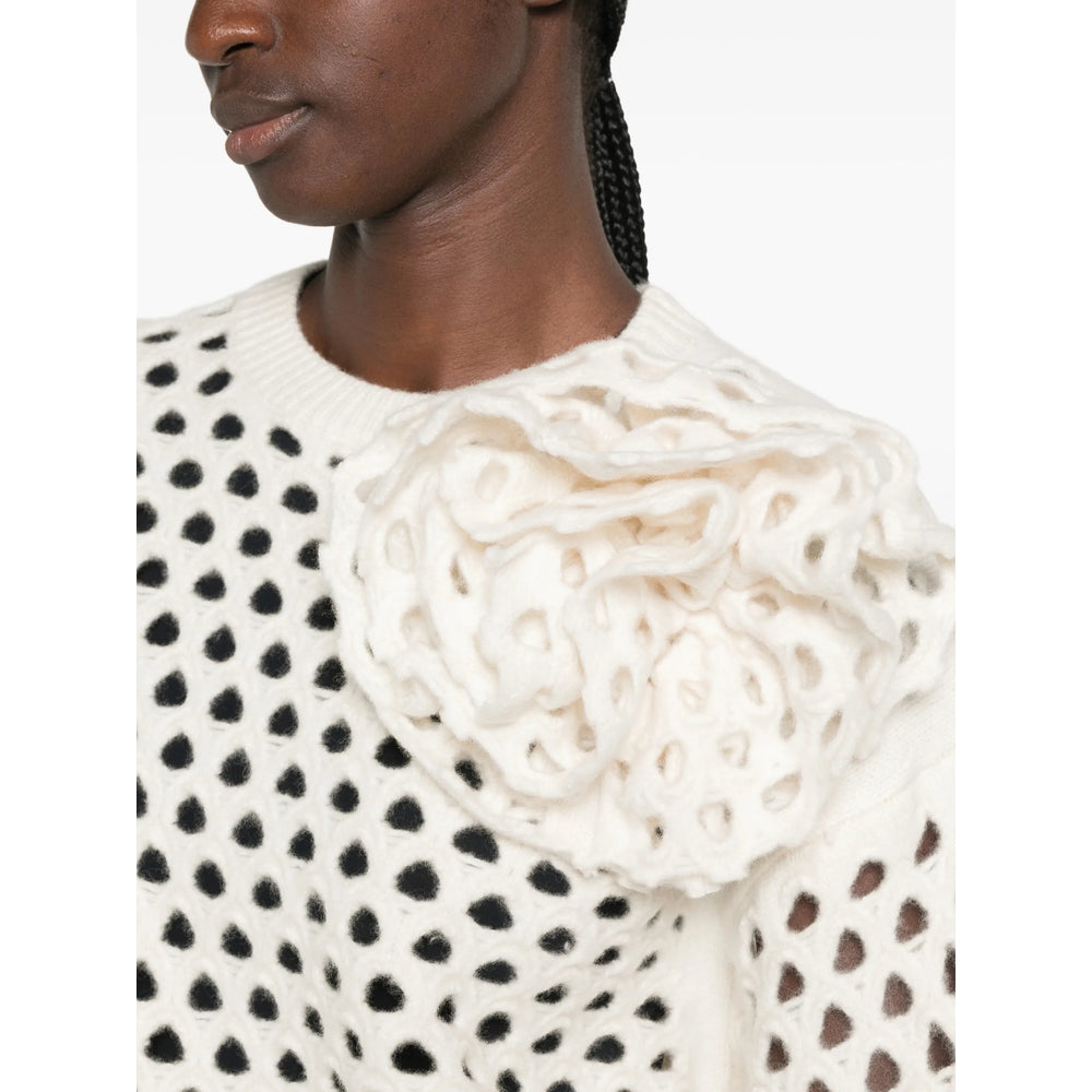 Blumarine White Knitwear - Jumpers Women BLUMARINE
