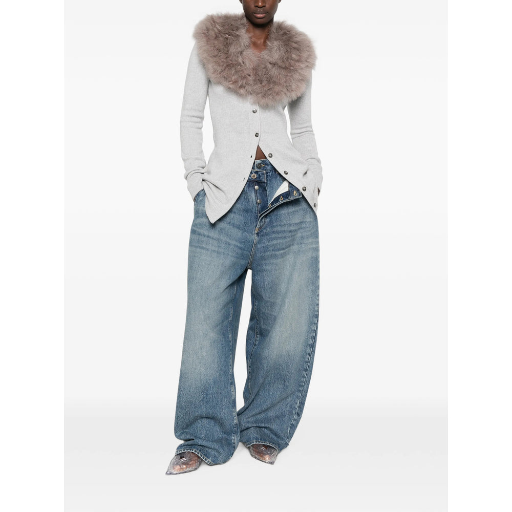 Blumarine Grey Knitwear - Cardigans Women BLUMARINE