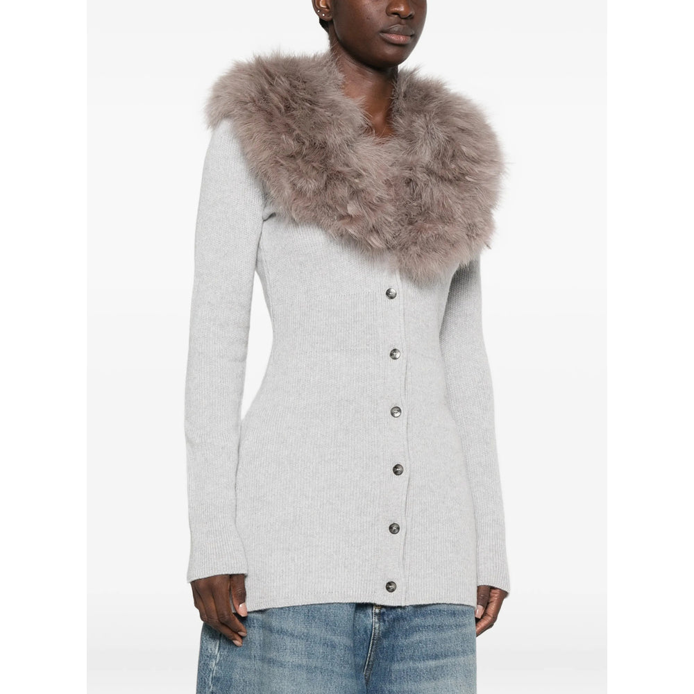 Blumarine Grey Knitwear - Cardigans Women BLUMARINE