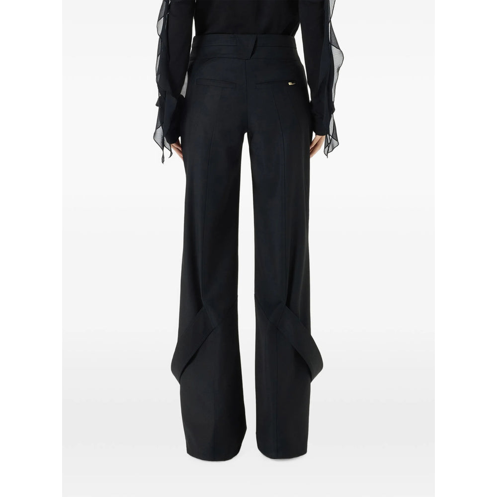Blumarine Black Trousers - Straight Trousers Women BLUMARINE