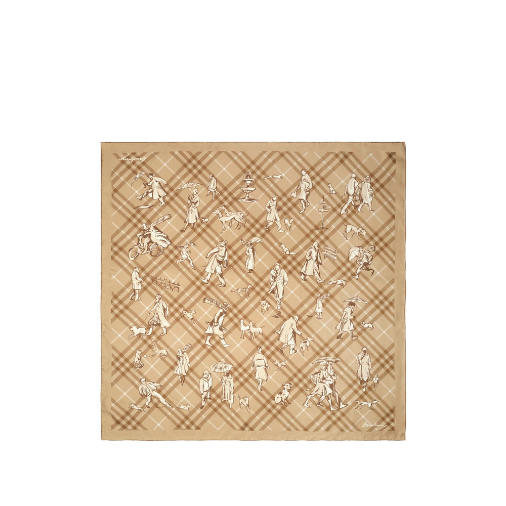 Burberry Neutrals Scarves Men BURBERRY