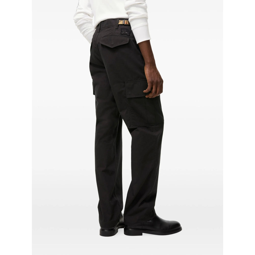 Burberry Brown Trousers - Regular & Straight-Leg Trousers Men BURBERRY