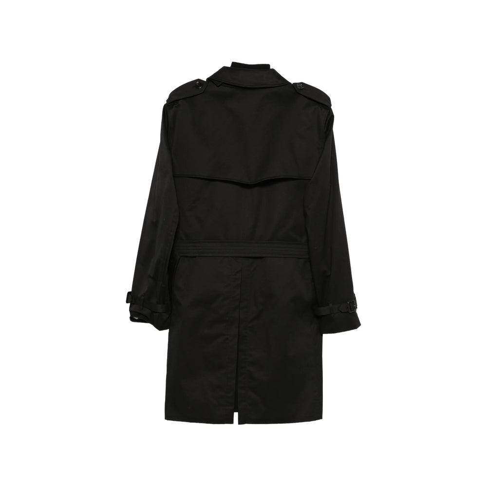 Burberry Black Coats - Trench Coats Men BURBERRY