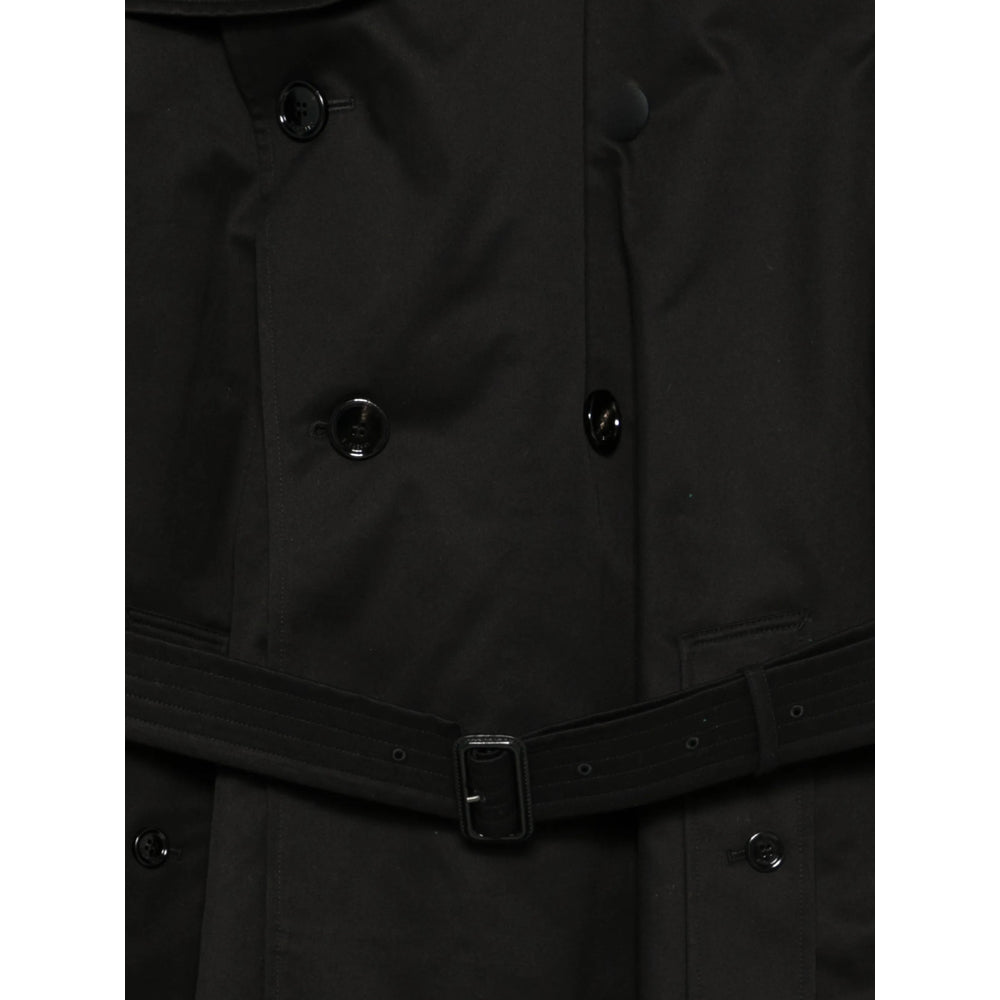Burberry Black Coats - Trench Coats Men BURBERRY