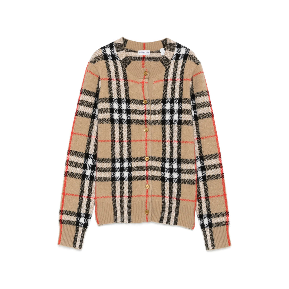 Burberry Neutrals Knitwear - Cardigans Women BURBERRY