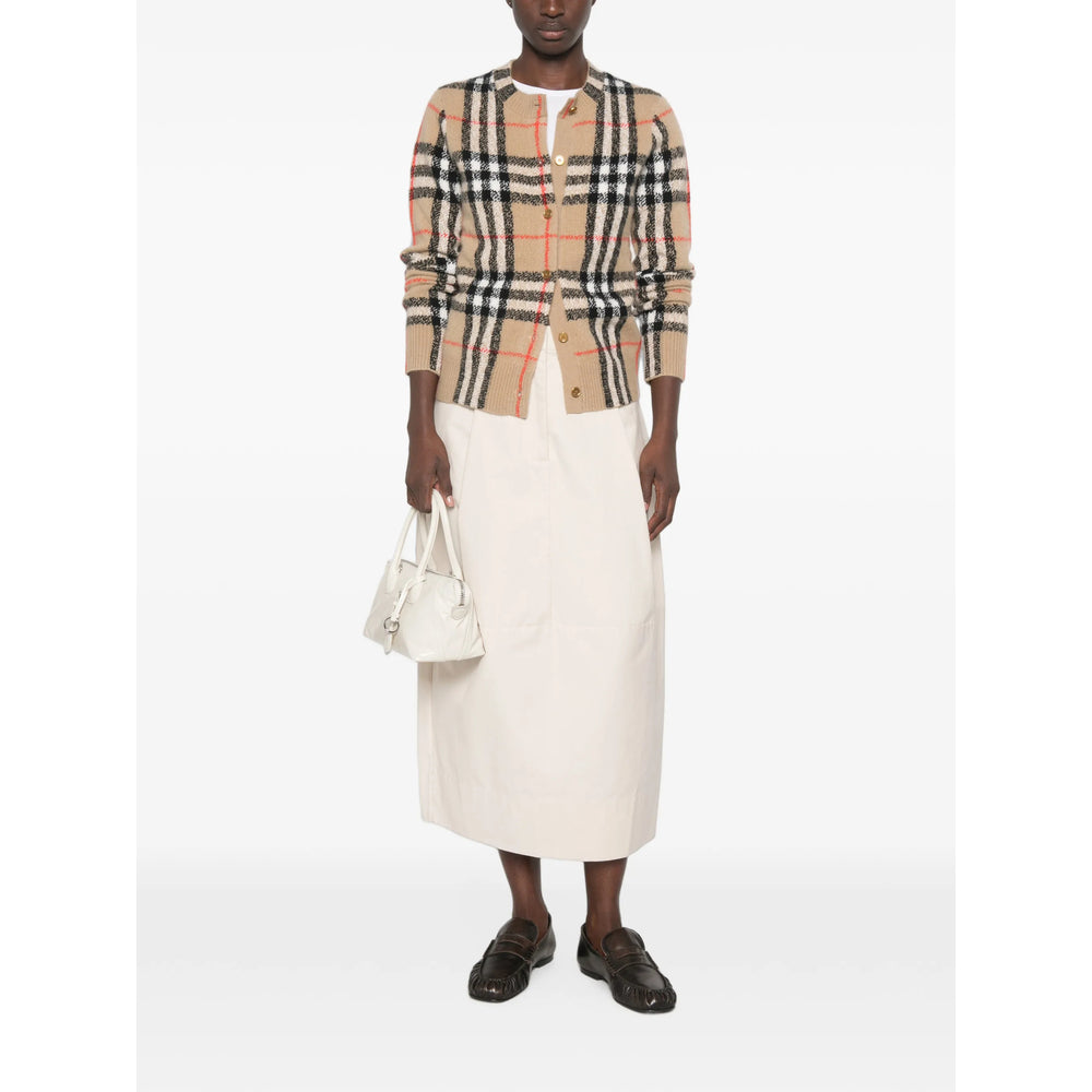 Burberry Neutrals Knitwear - Cardigans Women BURBERRY