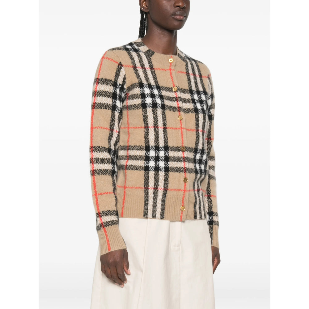 Burberry Neutrals Knitwear - Cardigans Women BURBERRY
