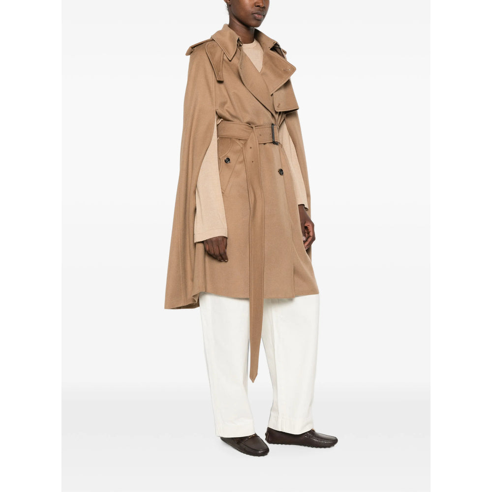Burberry Neutrals Coats - Capes Women BURBERRY