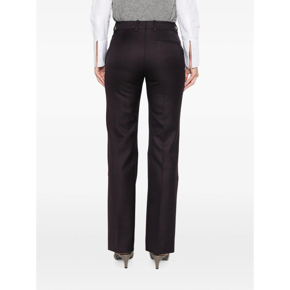 Burberry Brown Trousers - Tailored Trousers Women BURBERRY