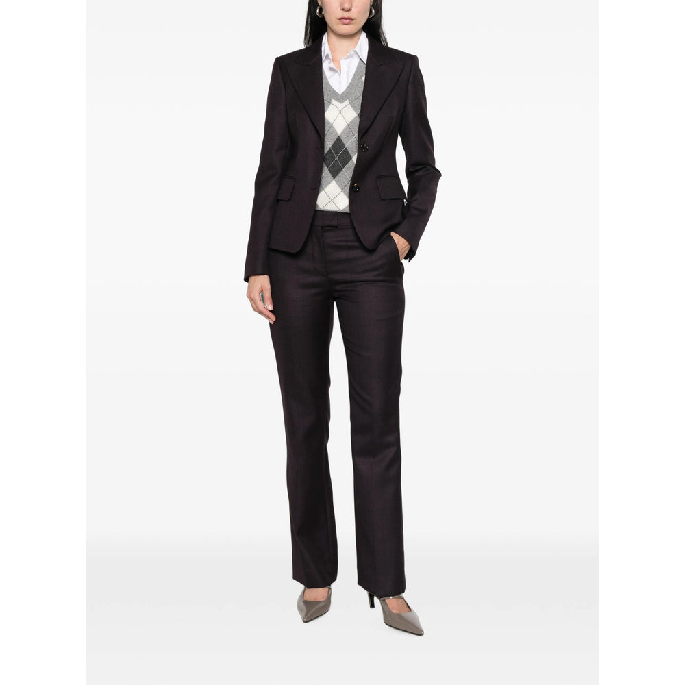 Burberry Purple Jackets - Blazers Women BURBERRY