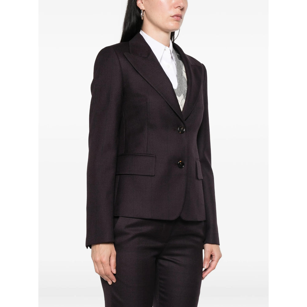 Burberry Purple Jackets - Blazers Women BURBERRY