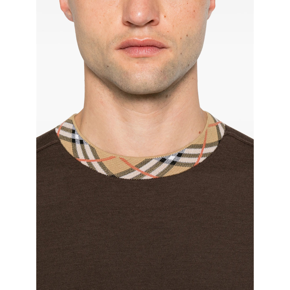 Burberry Brown T-Shirts & Vests - T-Shirts Men BURBERRY