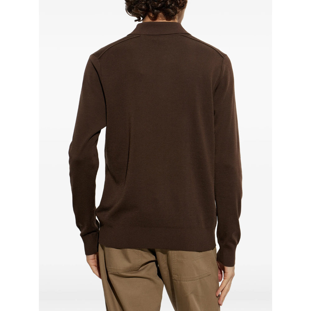 Burberry Brown Polo Shirts Men BURBERRY