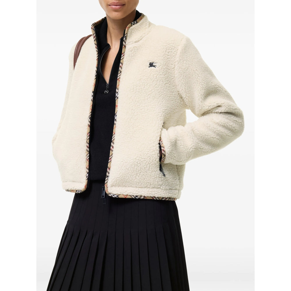 Burberry Neutrals Jackets - Cropped Jackets Women BURBERRY