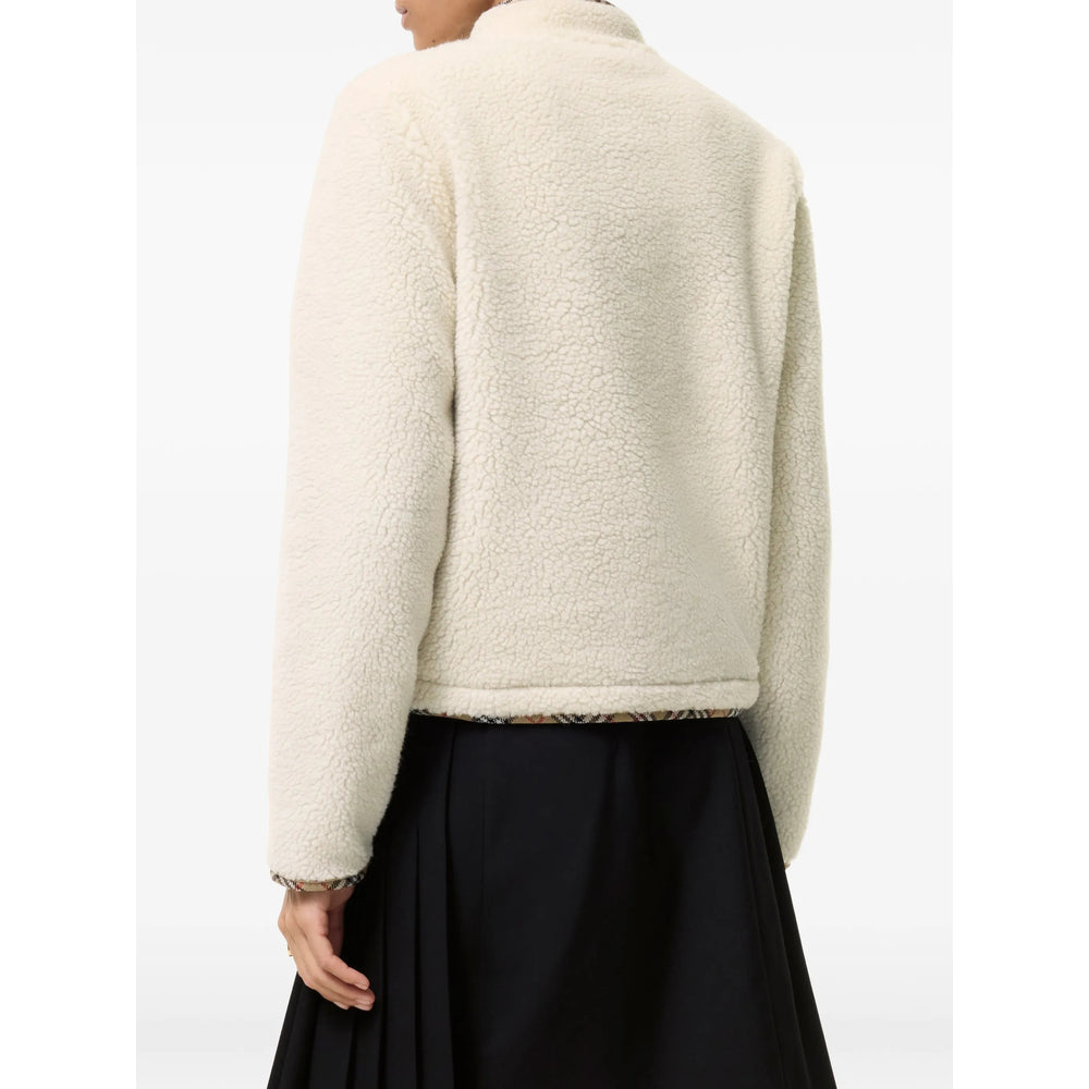 Burberry Neutrals Jackets - Cropped Jackets Women BURBERRY