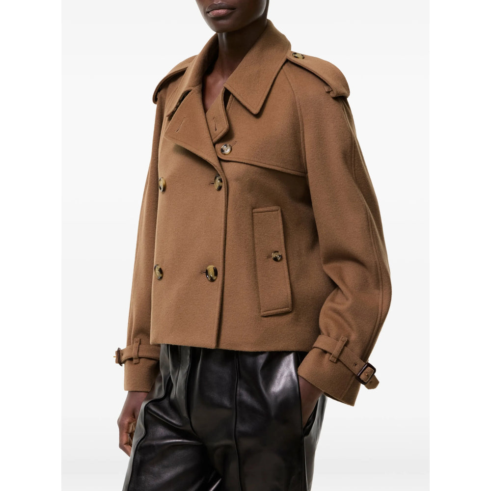 Burberry Brown Jackets - Cropped Jackets Women BURBERRY