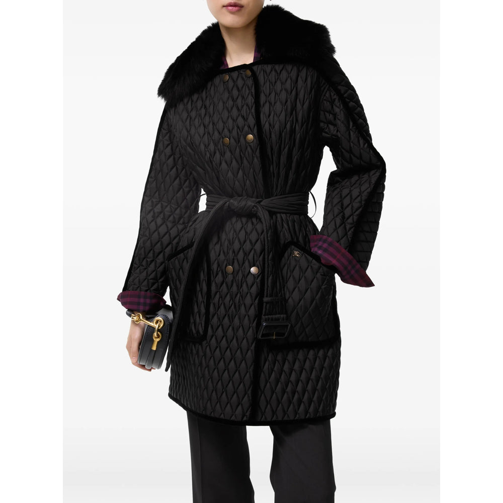 Burberry Black Coats - Trench & Raincoats Women BURBERRY