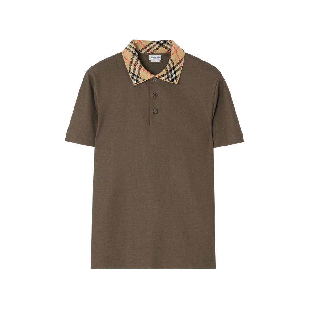 Burberry Brown Polo Shirts Men BURBERRY