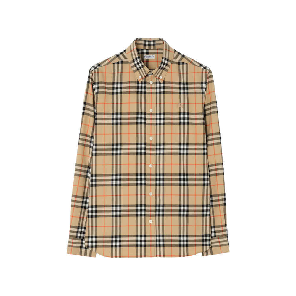 Burberry Neutrals Shirts Men BURBERRY