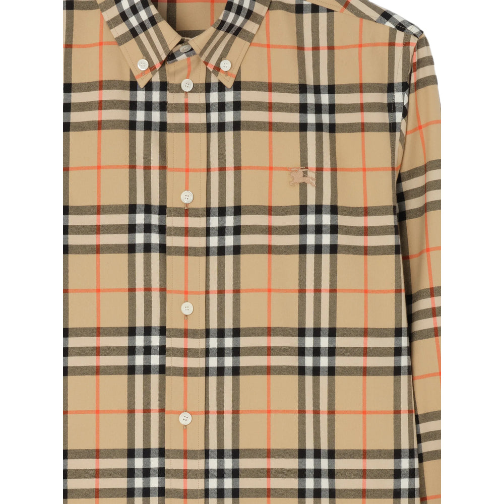 Burberry Neutrals Shirts Men BURBERRY