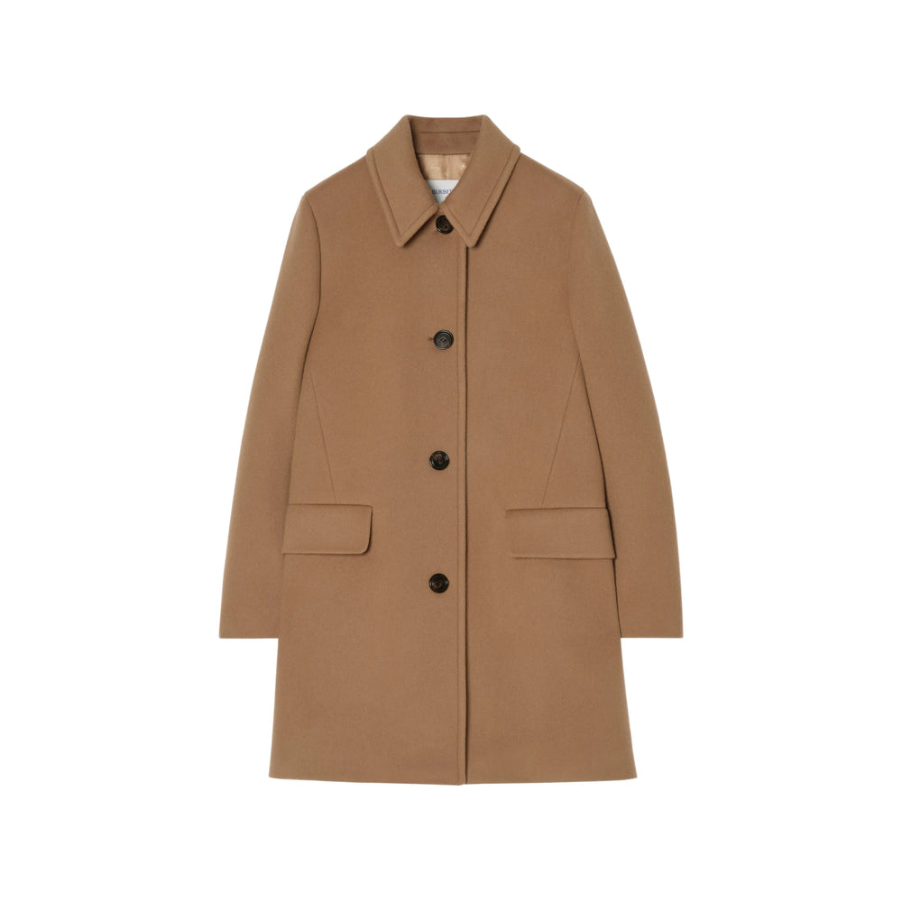 Burberry Brown Coats - Single Breasted Coats Women BURBERRY