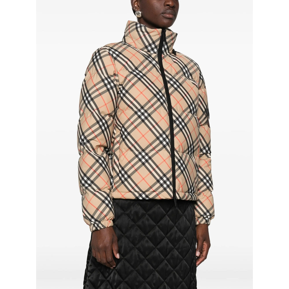 Burberry Neutrals Jackets - Puffer Jackets Women BURBERRY