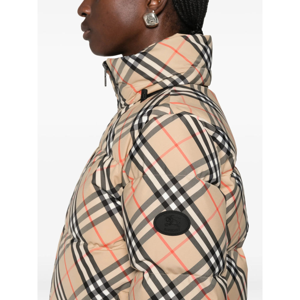 Burberry Neutrals Jackets - Puffer Jackets Women BURBERRY