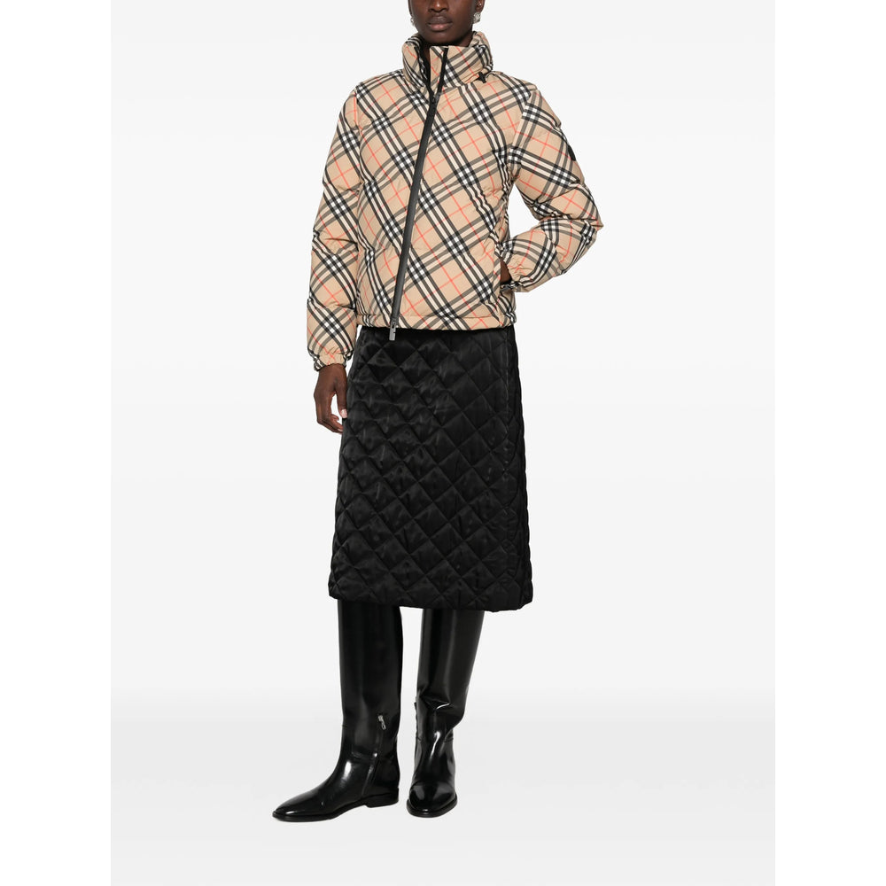 Burberry Neutrals Jackets - Puffer Jackets Women BURBERRY