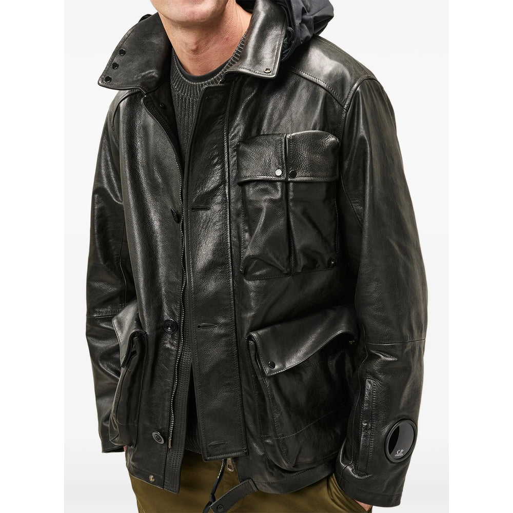 C.P. Company Black Jackets - Leather Jackets Men C.P. COMPANY