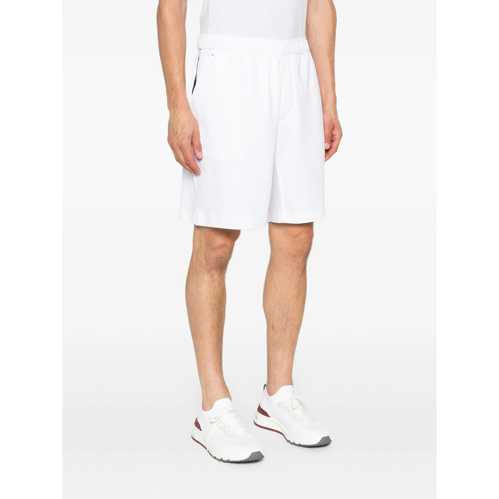 Brunello Cucinelli White Shorts - Track & Running Shorts Men BRUNELLO CUCINELLI