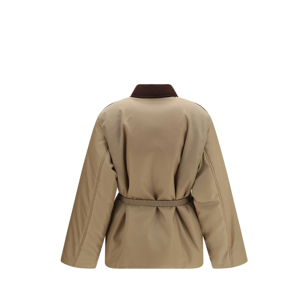 Versace Neutrals Jackets Women VERSACE