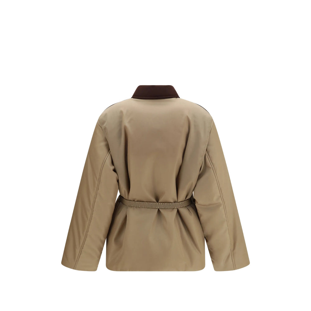 Versace Neutrals Jackets Women VERSACE