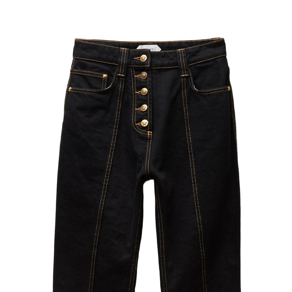 Versace Black Denim Women VERSACE