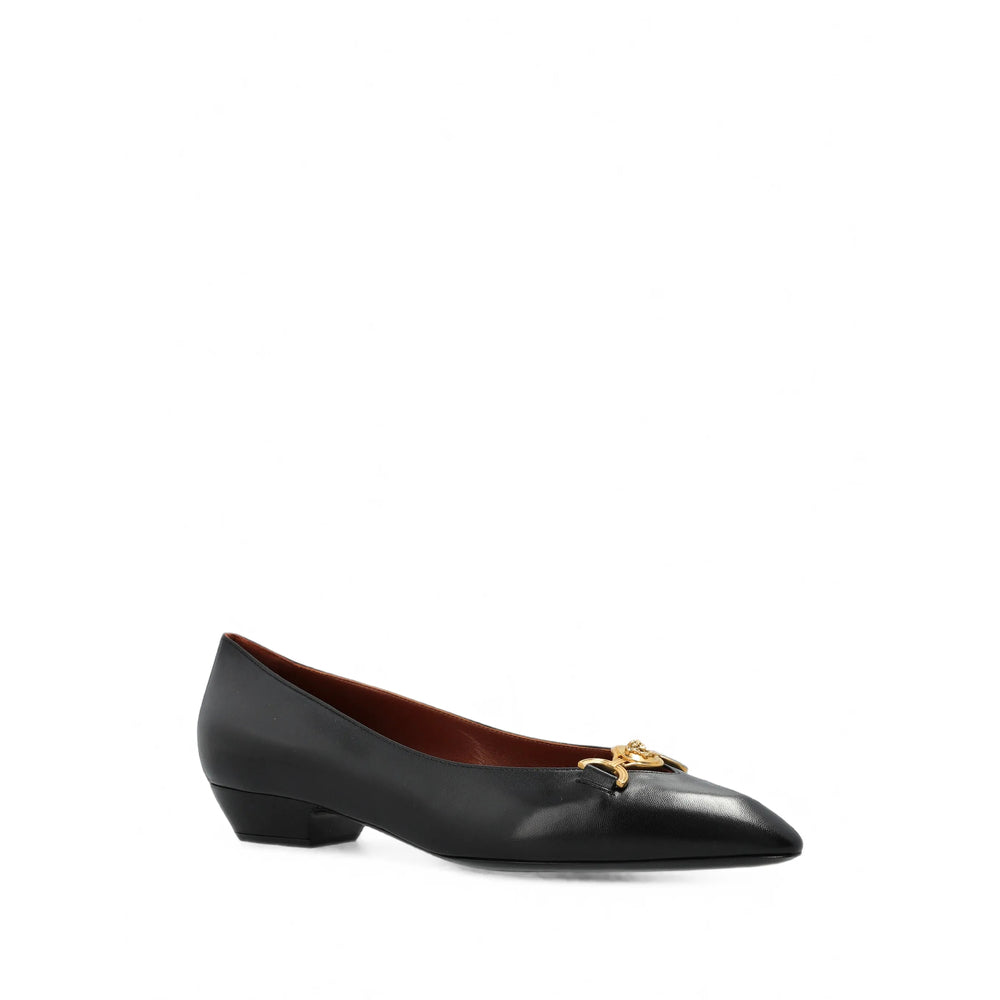 Versace Black Ballet Flats Women VERSACE