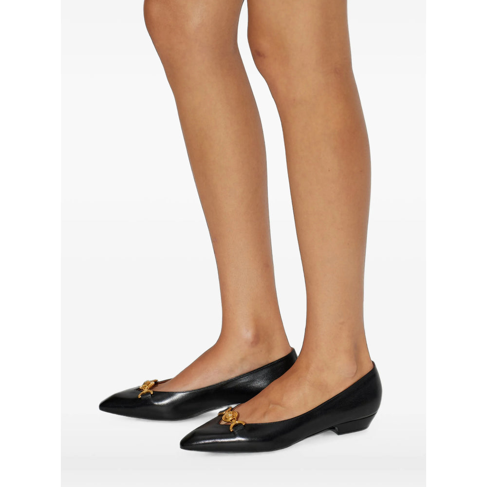 Versace Black Ballet Flats Women VERSACE