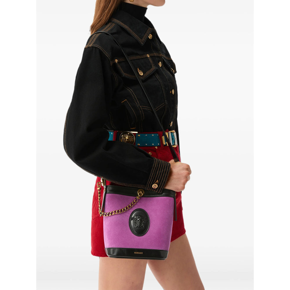 Versace Purple Tote Bags Women VERSACE