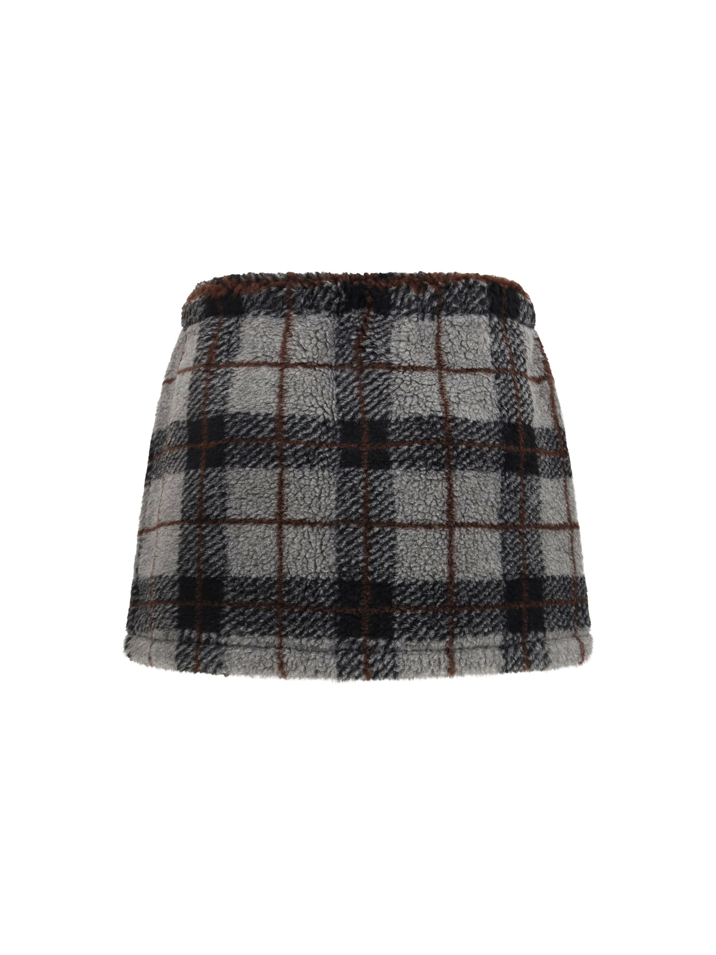 Miu Miu Women Check Mini Skirt MIU MIU