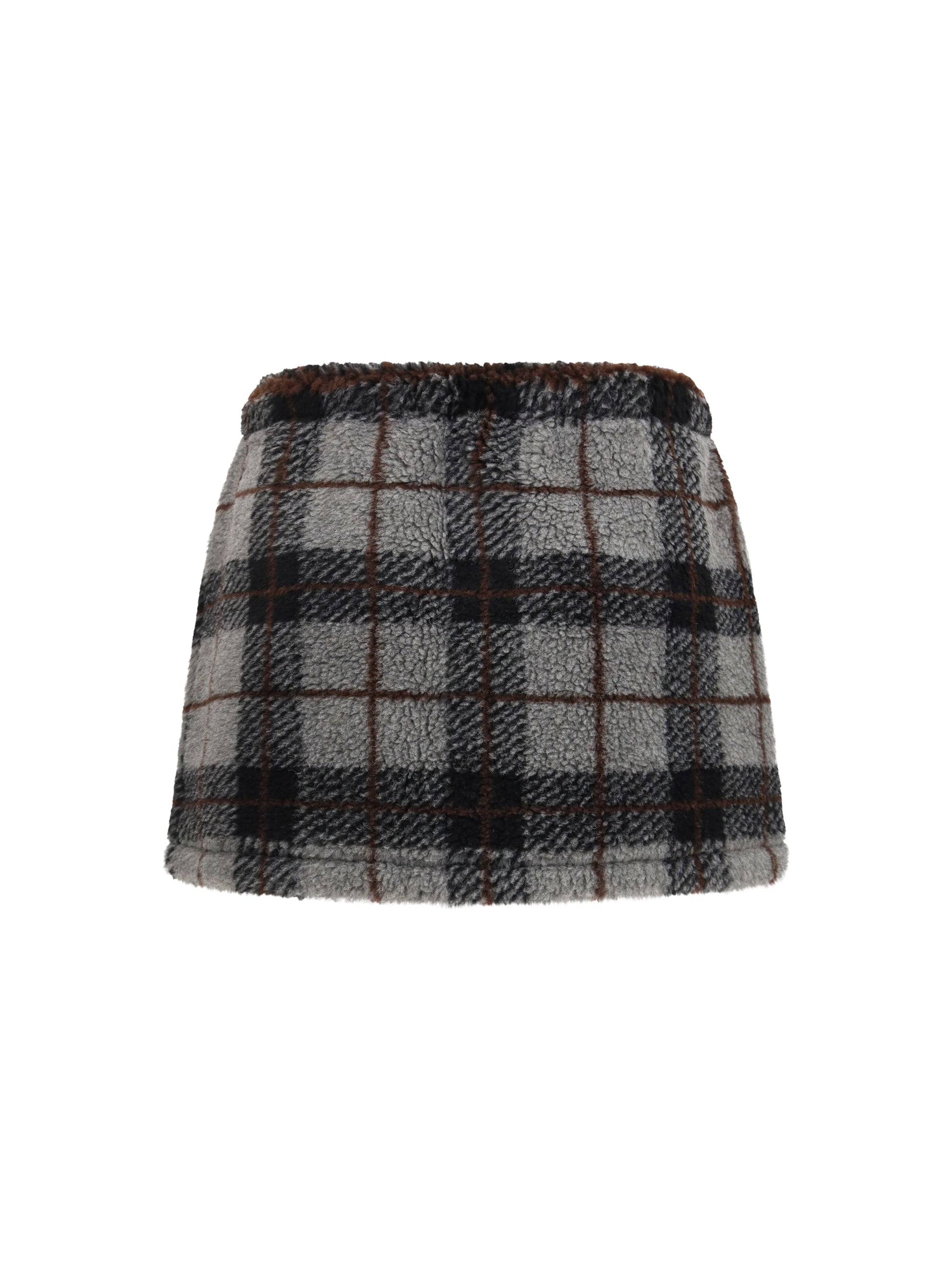 Miu Miu Women Check Mini Skirt MIU MIU