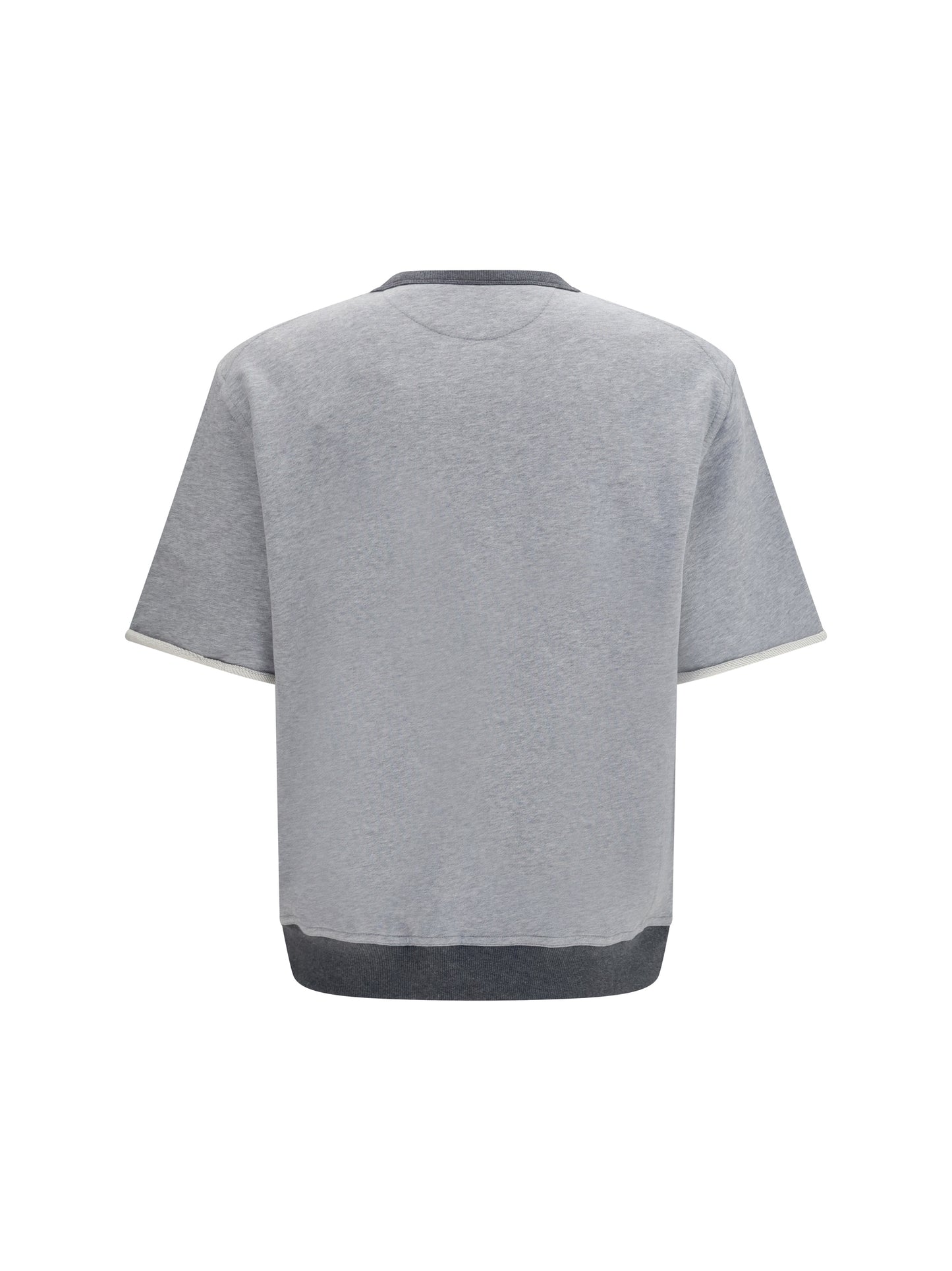 Brunello Cucinelli Men Melange Fabric T-Shirt BRUNELLO CUCINELLI