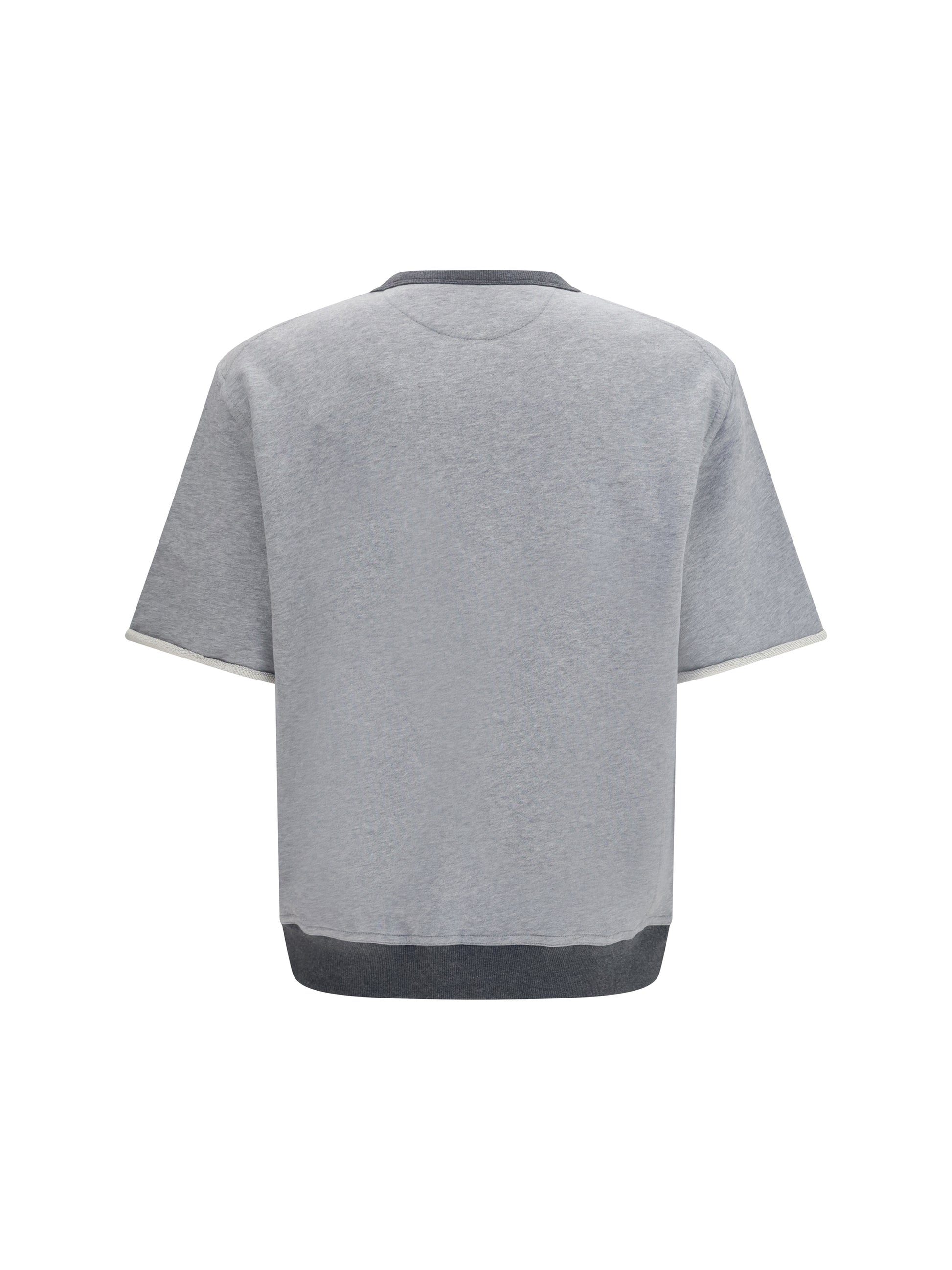 Brunello Cucinelli Men Melange Fabric T-Shirt BRUNELLO CUCINELLI