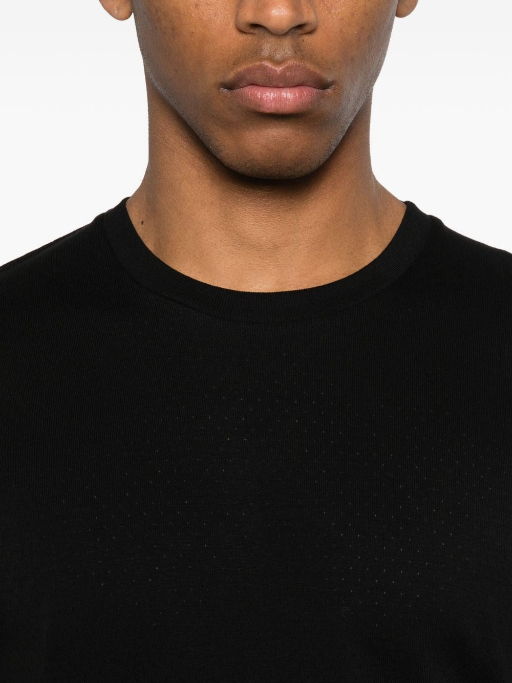 Tom Ford Men Perforated Ribbed T-Shirt TOM FORD