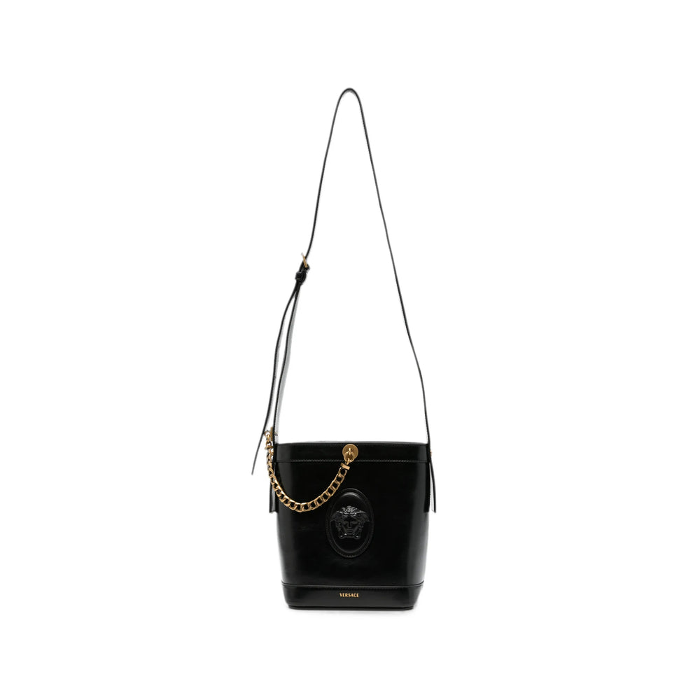 Versace Black Bucket Bags Women VERSACE