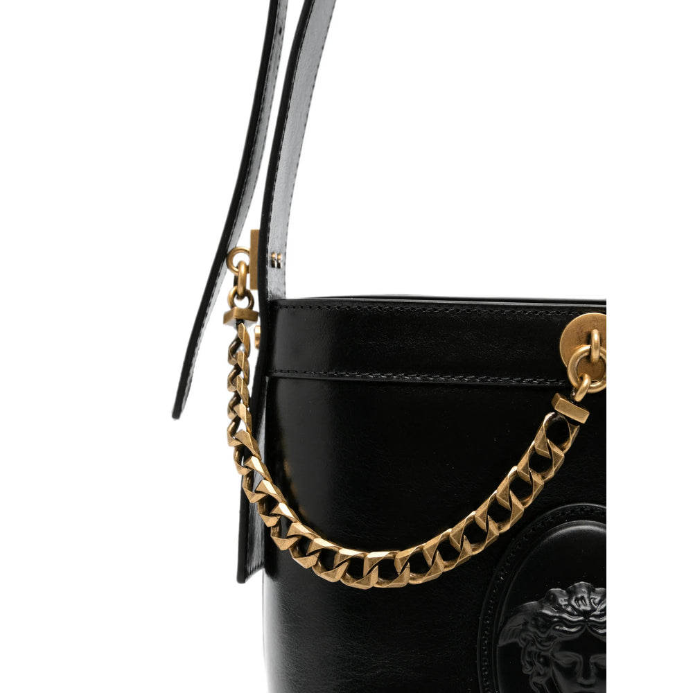 Versace Black Bucket Bags Women VERSACE